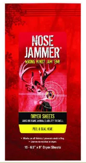 15ct Dryer Sheet by Nose Jammer
