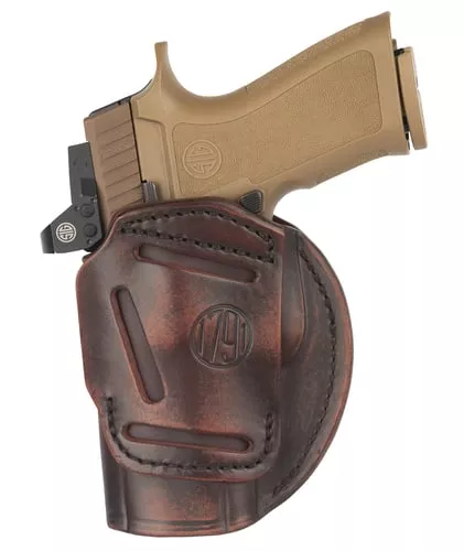 1791 4 WAY IWB/OWB VINTG BRN RH SZ 6