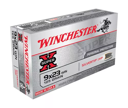 9X23 WIN 125GR SILVERTIP JHP 50RDS