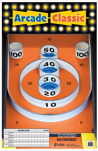 Action Target Arcade Classic Target 23x35 Multi-Color 100 Per Box