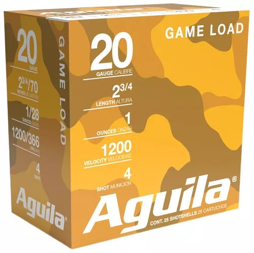 AGUILA 1CHB2004 GAME 20G 2.75 #4 1OZ 25/10