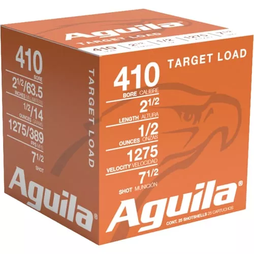 AGUILA 410 2-1/2" 1/2 OZ 7.5 25RD BX 20 BXS PER CS