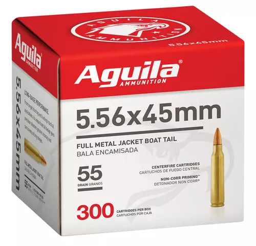 AGUILA 556 55GR FMJBT BULK PK 300RD 4 PER CS