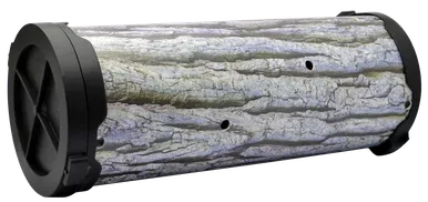 American Hunter Rolling Hog Log Feeder 30 lb Gray