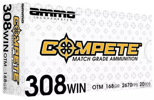 AMMO INC 308WIN 168GR OTM 20/200