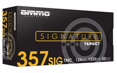 AMMO INC 357SIG 124G TMC 50RD BX 1000RD CS
