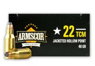 ARMSCOR 22TCM 40G JHP 100RD BX 1200RD CASE