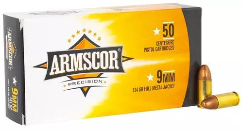 ARMSCOR 9MM 124GR FMJ