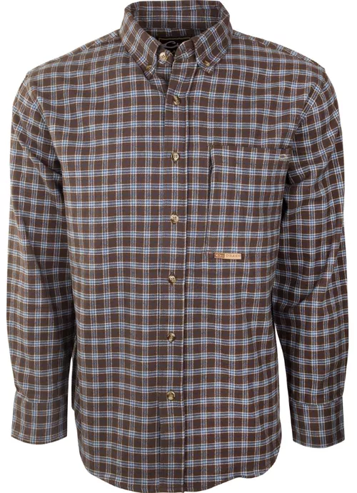 Autumn Brushed Twill Button Up Shirt by Drake