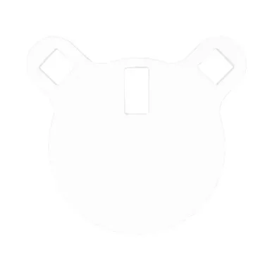 B/C 4" 3/8" STEEL TRGT ROUND PLATE