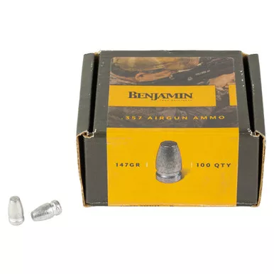 Benjamin Flat Nose Air Gun Pellets 357 Caliber 147 Grain 00PK