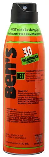 Bens 00067178 30Odorless Scent 6oz Aerosol Repels Ticks & Biting Insects Effective Up to 8 hrs