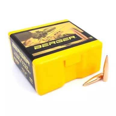 Berger 6.5mm 153.5 Grain Long Range Hybrid Target Bullets, 100 Count