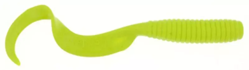 Berkley Gulp! Saltwater Grub - 8" Chartreuse