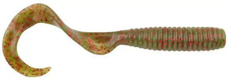 Berkley Gulp! Saltwater Grub - 8" Motor Oil Red Fleck