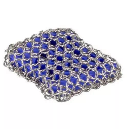 Blue Chainmail Scrubbing Pad by Lodge Cast Iron