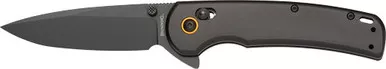 Browning Crossbar Pocket Knife 3.5" Black D2 Blade