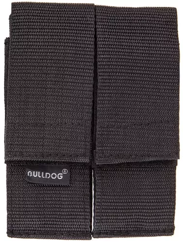 BULLDOG DBL MAG HLDR BLK