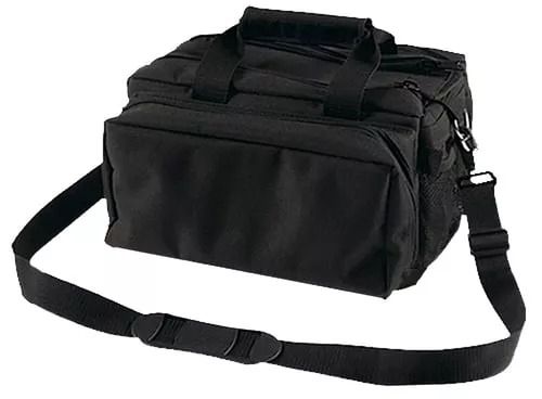 BULLDOG RANGE BAG DLX W/STRAP BLK