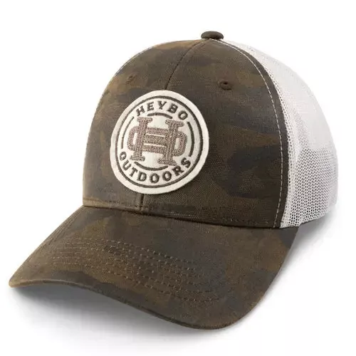 Camo Felt Patch Hat in Camo by Heybo