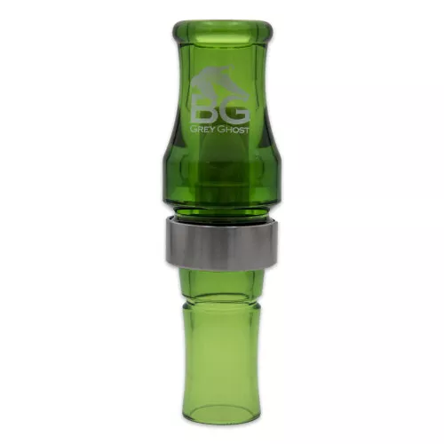 Camo Green Poly Grey Ghost Canada Goose Call by Buck Gardner
