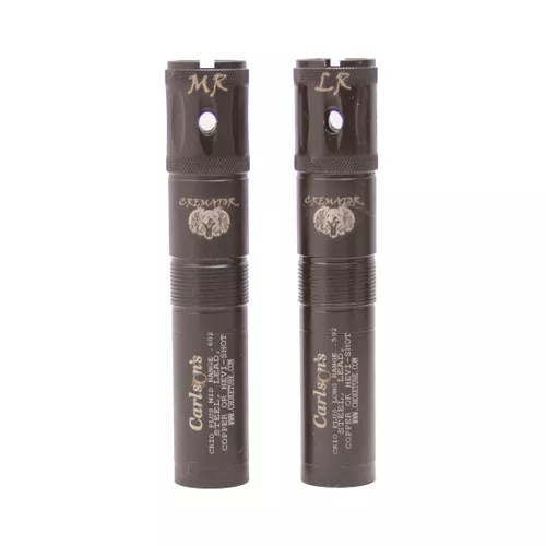 Carlson's Cremator 2 Pack 20 Gauge Medium and Long Range Waterfowl Choke Set Extended Non-Ported for Benelli Crio Plus