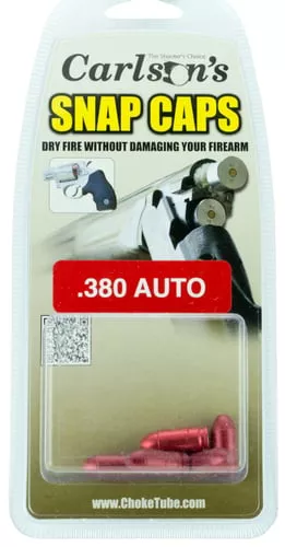 Carlsons Choke Tubes 00063 Snap Cap Pistol 380ACP 5Pack