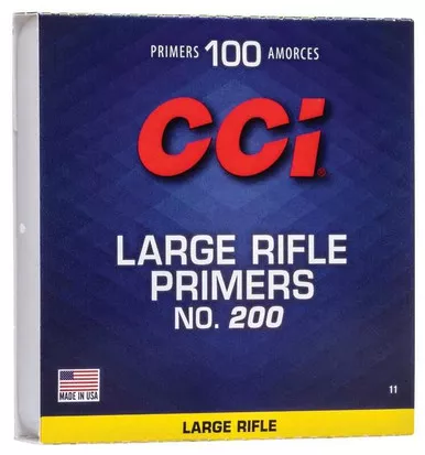 CCI 200 Standard Large Rifle Primer Qty/100