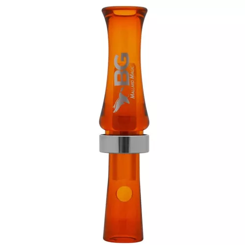 Clear/Bourbon Magic Mallard Poly Duck Call by Buck Gardner