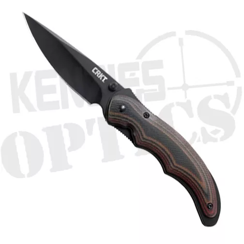CRKT 1105K Endorser S/E Folding Knife Black & Brown –Black