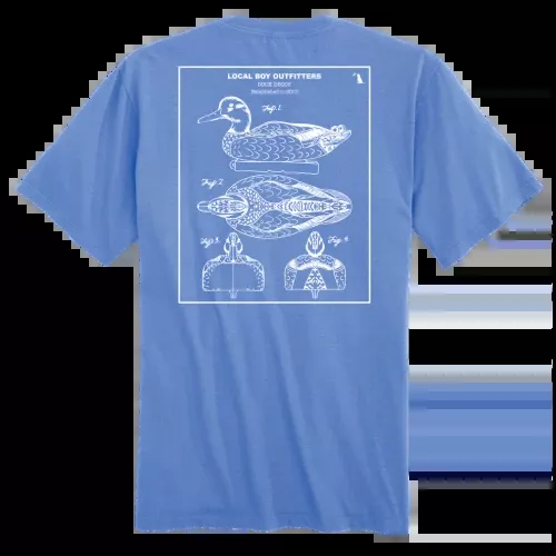 Decoy Diagram Short Sleeve Tee Shirt by Local Boy
