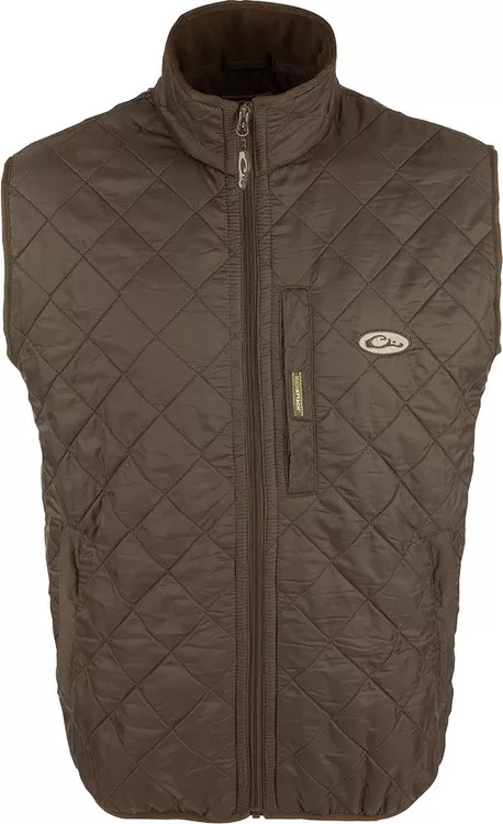 Delta Quilted Lined Vest by Drake