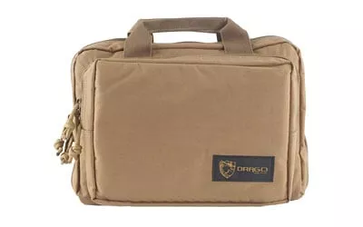 DRAGO GEAR DOUBLE PISTOL CASE TAN
