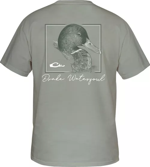 Drake Waterfowl Mallard Headshot S/S Tee