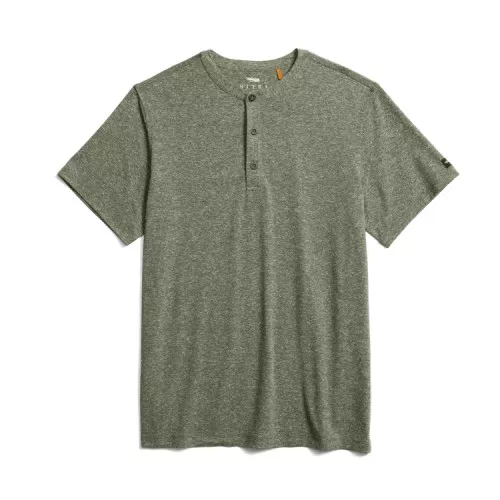 Essential Short Sleeve Henley by Sitka