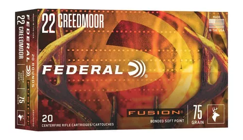 Federal Fusion Rifle Ammunition 22 Creedmoor 75gr SP 3300 fps 20/ct
