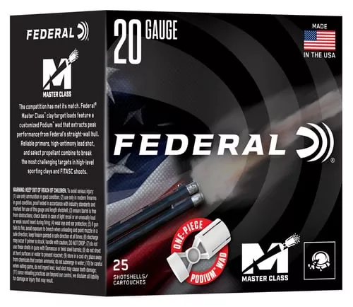 Federal MC2248 20Gauge 2.75" 7/8oz 8Shot 25 Per Box/10 Case