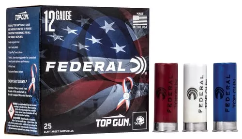 Federal Top Gun Target 250th Anniversary Shotshells 12 ga 2-3/4 1-1/8 oz #8 1145 fps 25/ct
