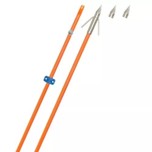 Fin Finder Raider Pro Bowfishing ArrowOrange w/Big Head Point