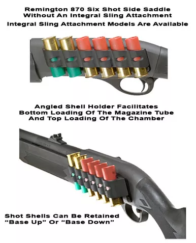 GG&G Rem 870/1100/1187 Side Saddle Shell Holder