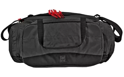GGG RANGE BAG BLACK W/RED ZIPPER PUL