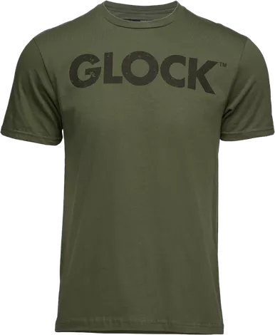 Glock AP96157 Caliber Tee Military Green Medium