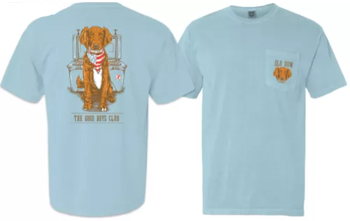 Good Boys USA Pocket Tee Shirt by Old Row