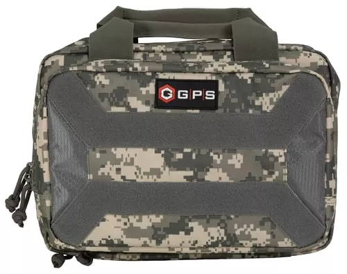 GPS Bags PC15ACU Pistol CaseGray Digital 600D Polyester Holds 1 Handgun