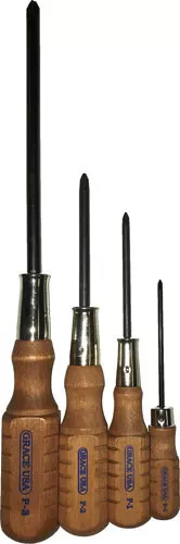 Grace USA 4-Piece Phillips Screwdriver Set