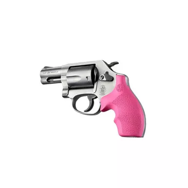 HOGUE S&W J Frame Round Butt Pink Bantam Style Grip (61007)