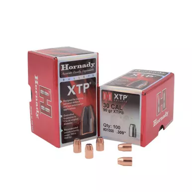 HORNADY .30 Cal 90Gr XTP Rifle Bullets (31000)