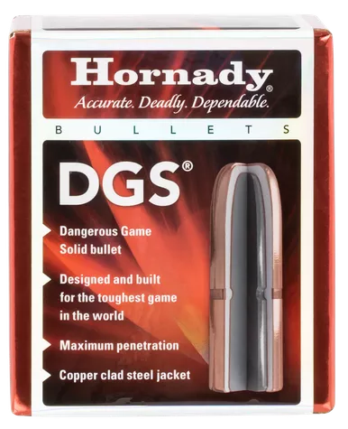 Hornady 458 Diameter Dangerous Game Solid Bullets 500 Grain 50 Count