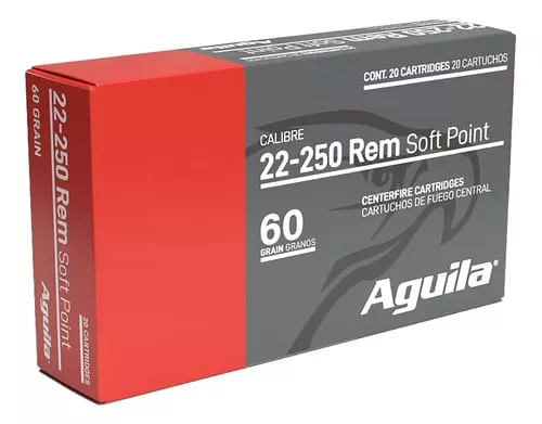 HUNTING 22-250 REMINGTON 60GR SOFT POINT 20/BOX