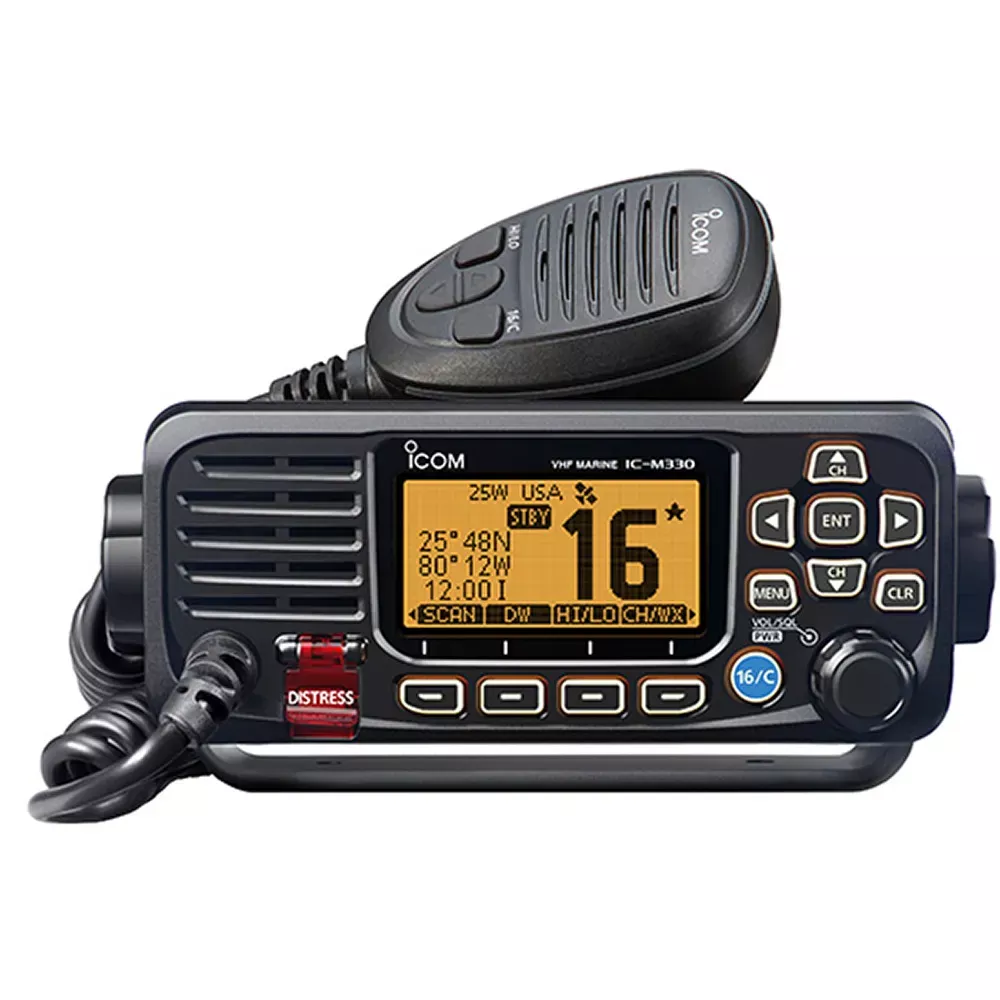 Icom America M330-11 VHF Radio Fixed Mount Black